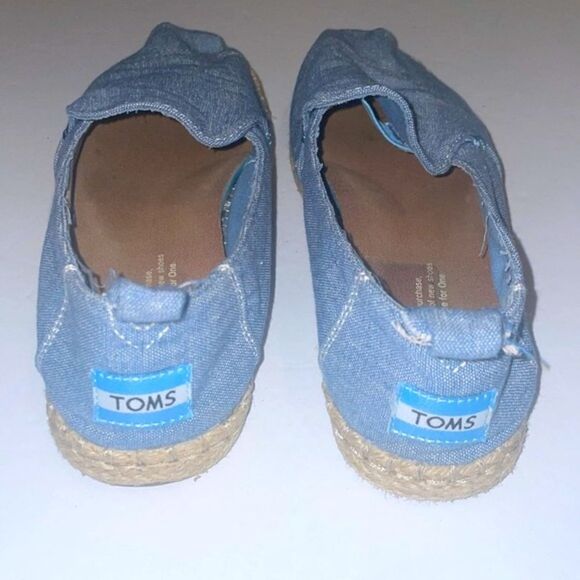 Toms chambray espadrille flats - Picture 6 of 7